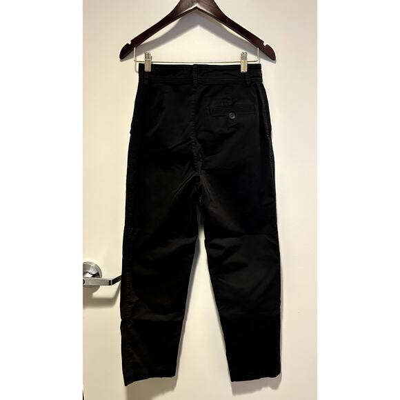 Everlane Wide- Leg Pants Black Cargo Pants Size 2 - Picture 2 of 5